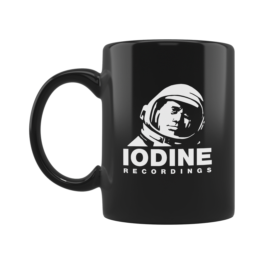 Iodine Recordings βSpacemanβ Black Coffee Mug
