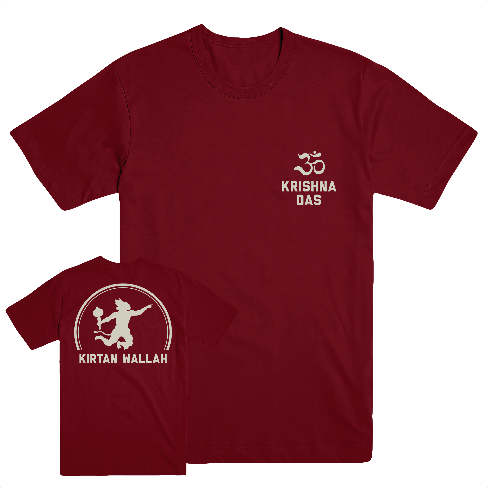Krishna Das "Kirtan Wallah" Stereo Red T-Shirt