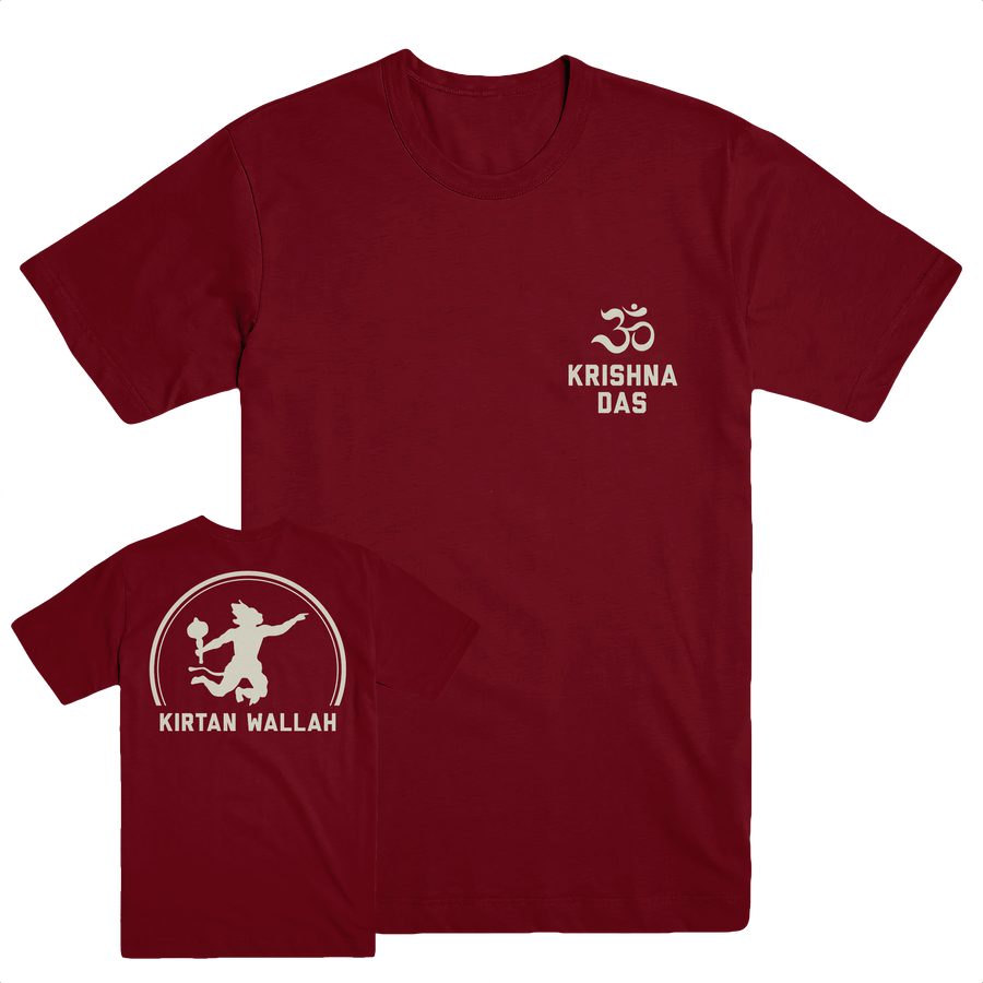 Krishna Das "Kirtan Wallah" Stereo Red T-Shirt