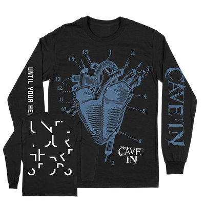 Cave In “UYHS Heart“ Black Longsleeve T-Shirt