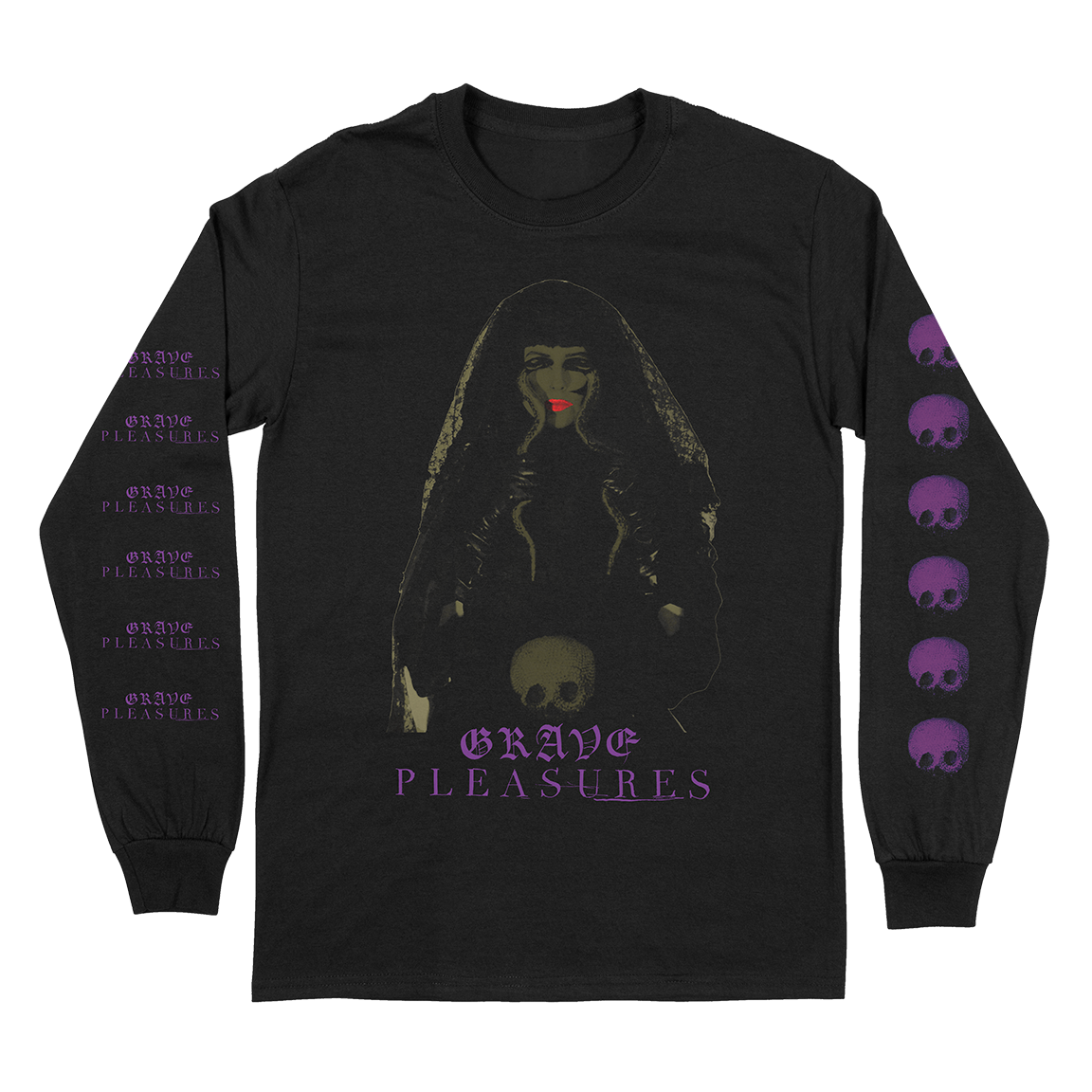 Grave Pleasures “Plagueboys” Black Longlseeve T-Shirt