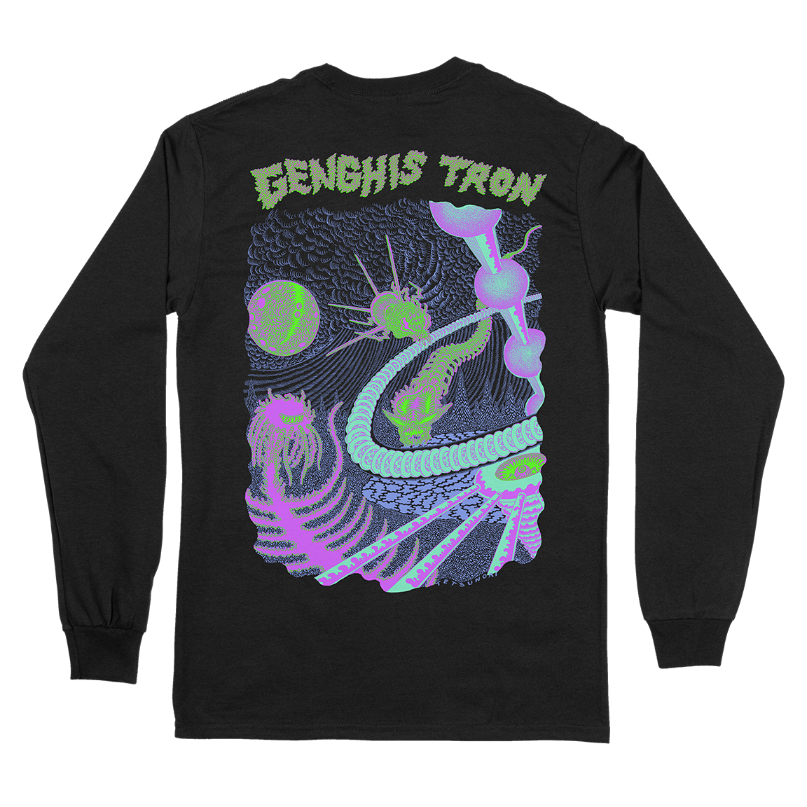 Genghis Tron "Tetsunori Trawaya" Black Longsleeve