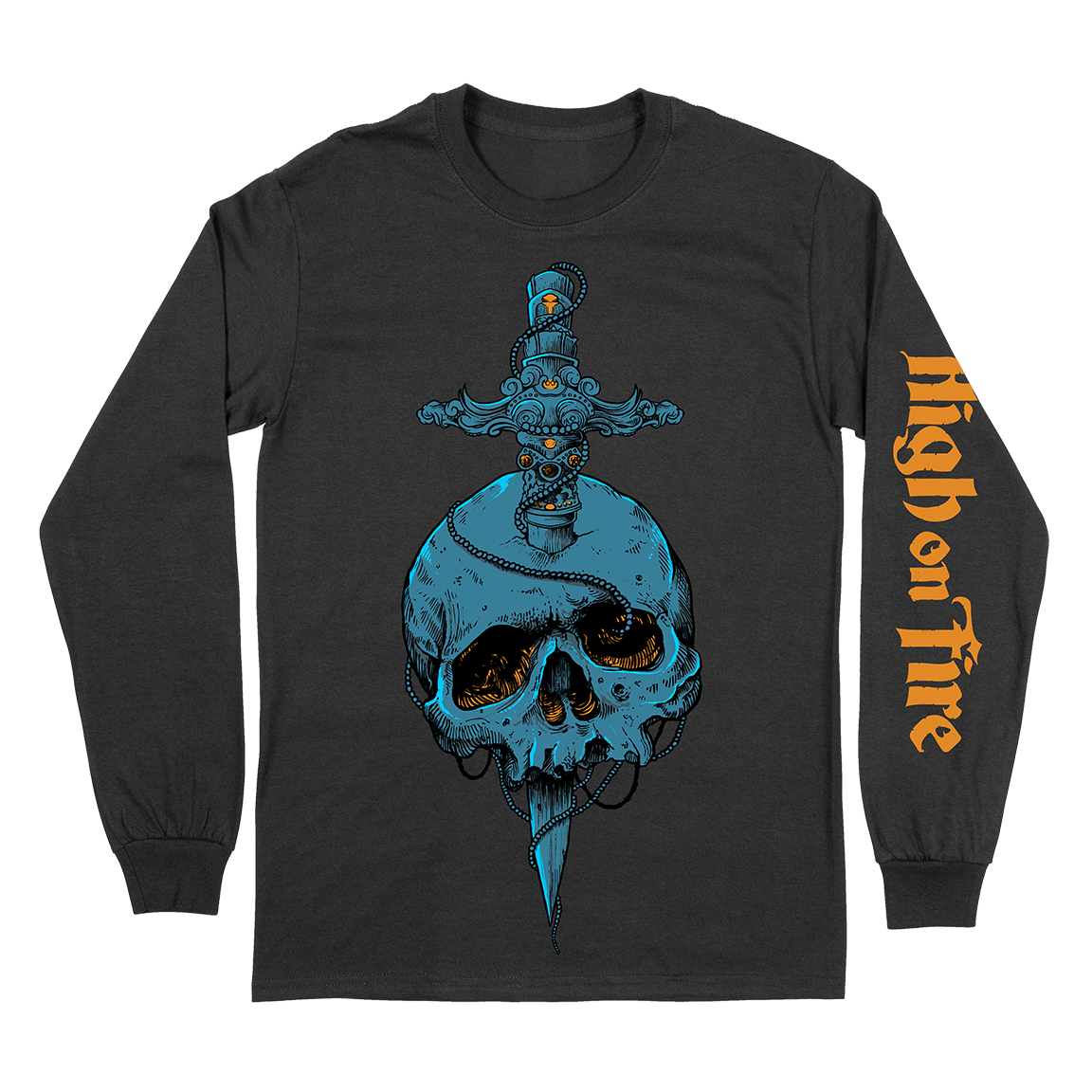 High On Fire “Skull Knife” Black Longsleeve