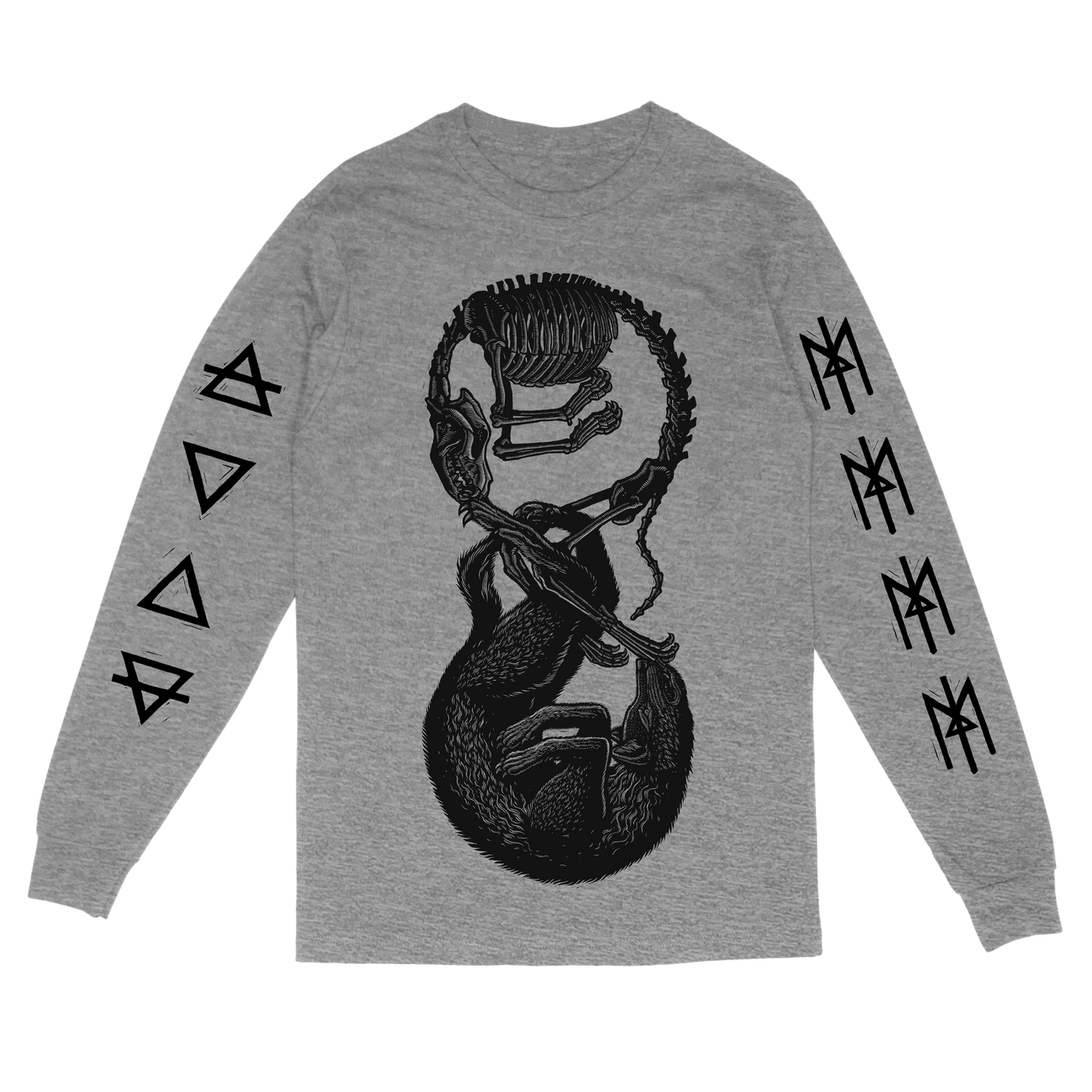 Mazatl "El Final" Heather Grey Longsleeve