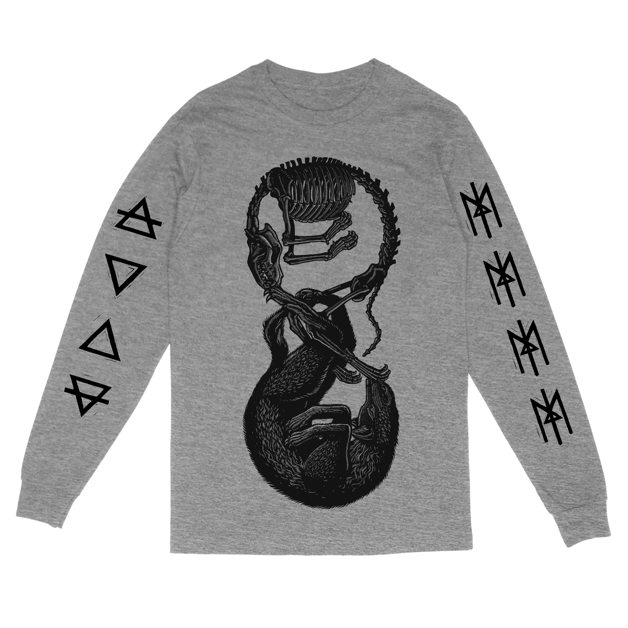 Mazatl "El Final" Heather Grey Longsleeve