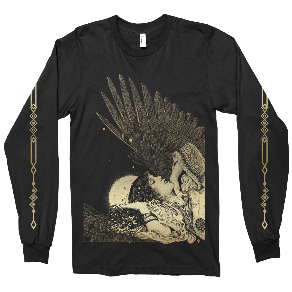 Richey Beckett "Black Gold: In Heaven" Black Longsleeve T-Shirt