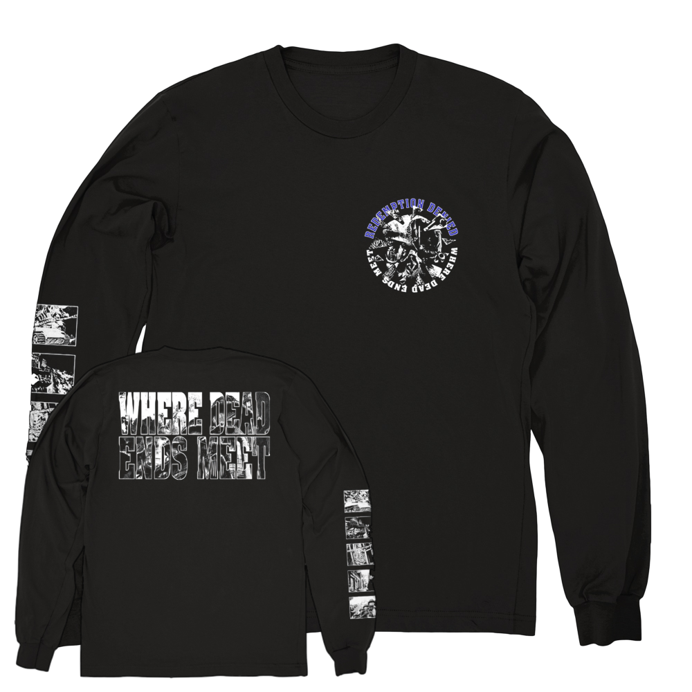 Redemption Denied "Where Dead Ends Meet" Black Longsleeve
