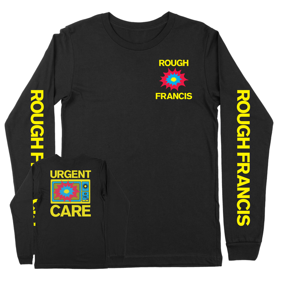 Rough Francis "Urgent Care: Explosion" Black Longsleeve