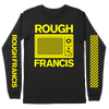 Rough Francis "Urgent Care: Microwave" Black Longsleeve