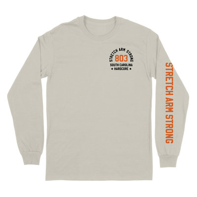 Stretch Arm Strong "For Now" Vintage White Longsleeve
