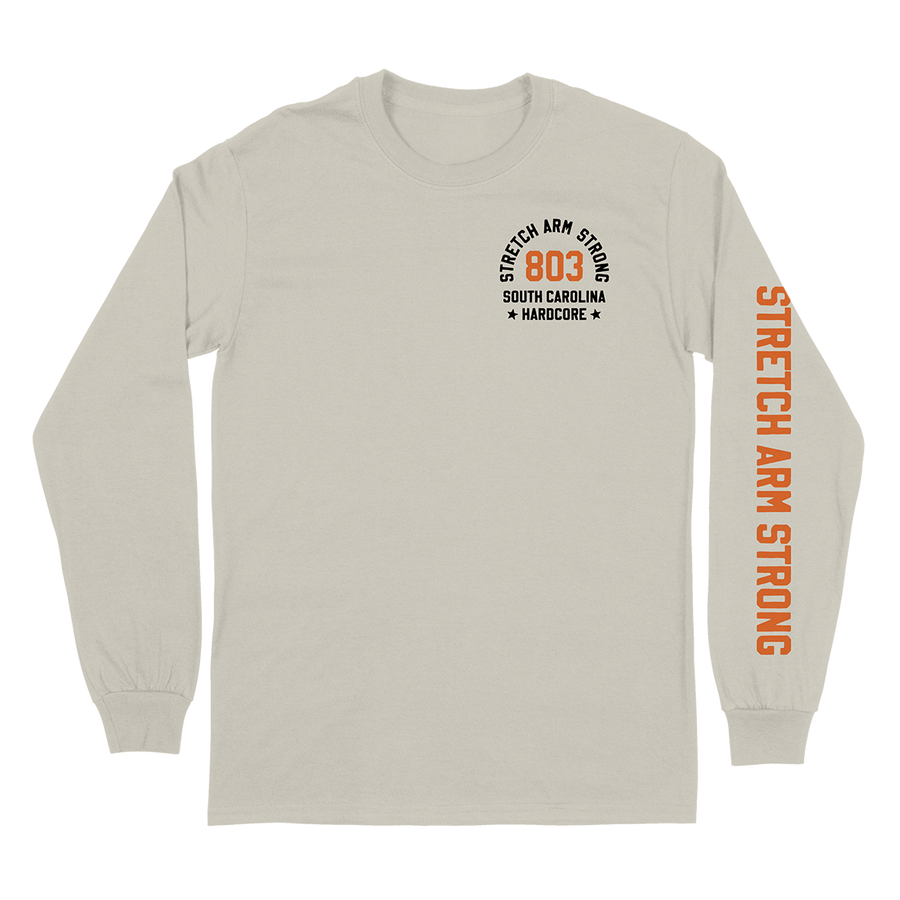 Stretch Arm Strong "For Now" Vintage White Longsleeve