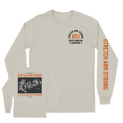 Stretch Arm Strong "For Now" Vintage White Longsleeve