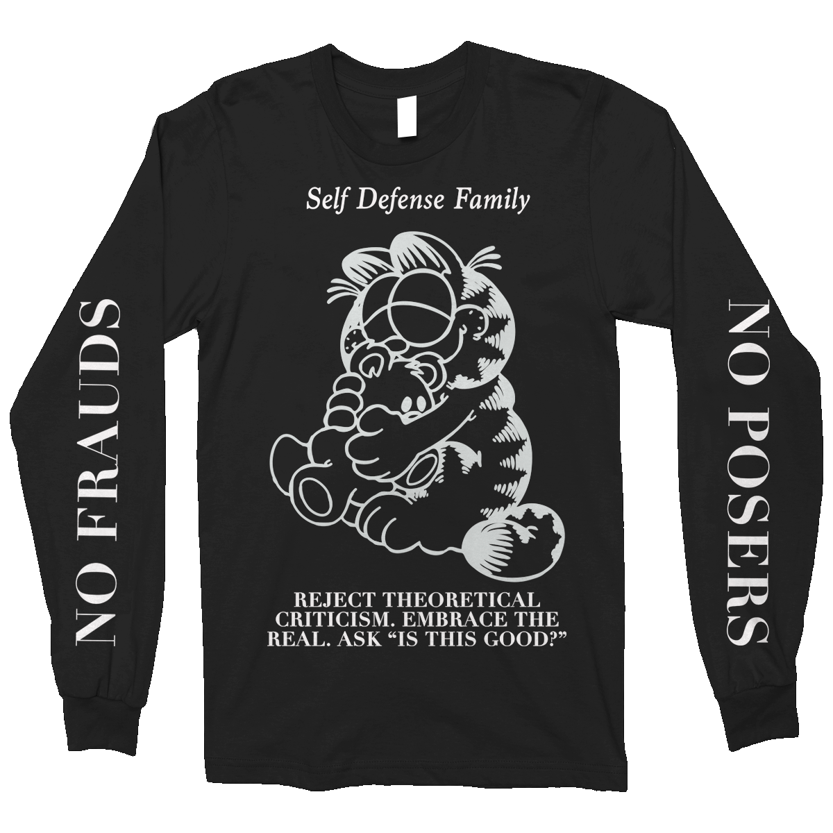 Self Defense Family "Garfeelme" Black Longsleeve