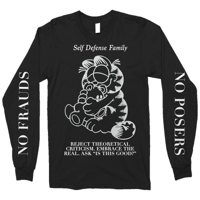 Self Defense Family "Garfeelme" Black Longsleeve
