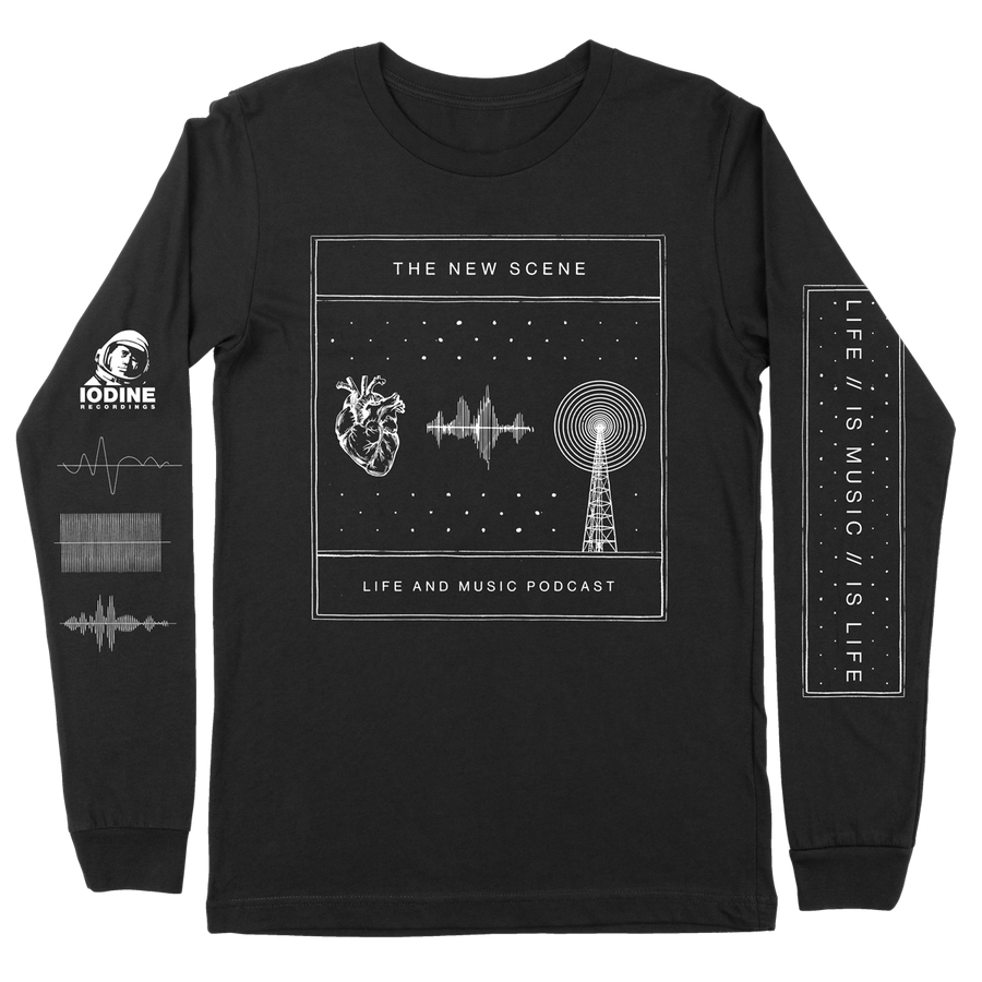 The New Scene "Life Is Music" Black Longsleeve