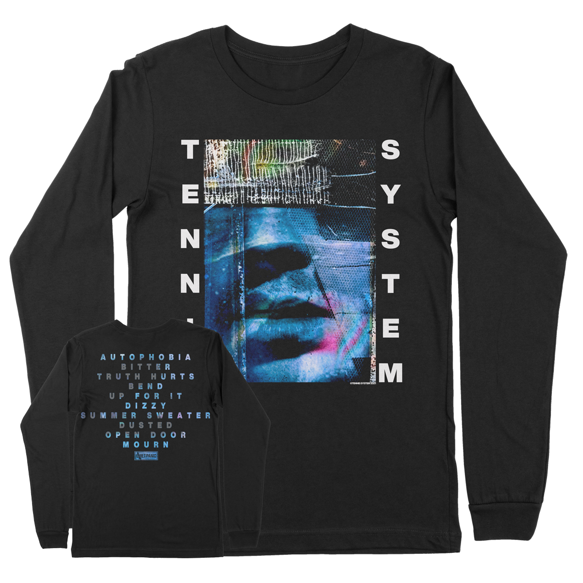 Tennis System "Autophobia" Black Longsleeve