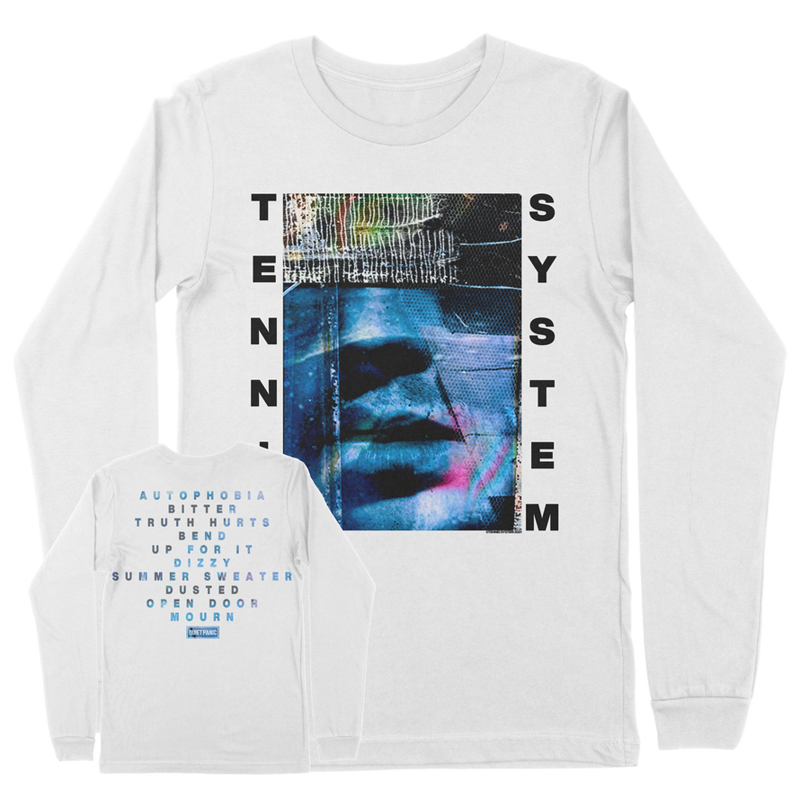 Tennis System "Autophobia" White Longsleeve