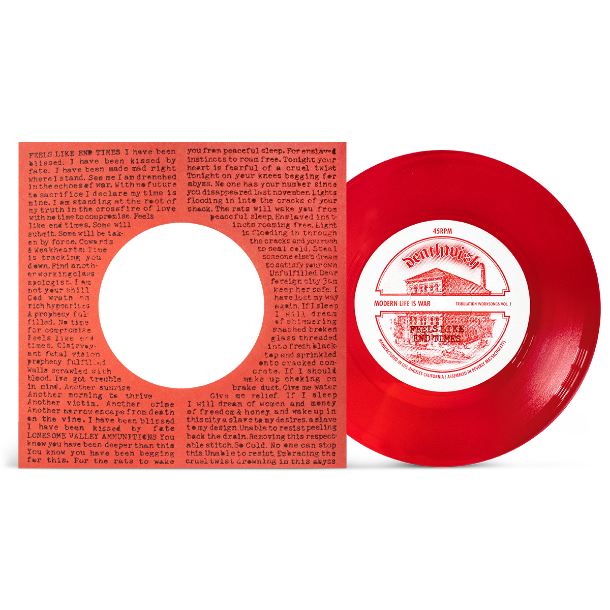 Modern Life Is War "Tribulation Worksongs Vol. 1"