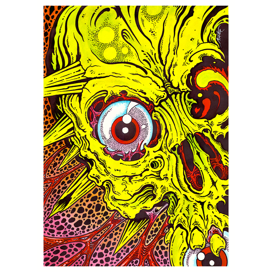 Marc Nava "Slime Skull" Giclee Print