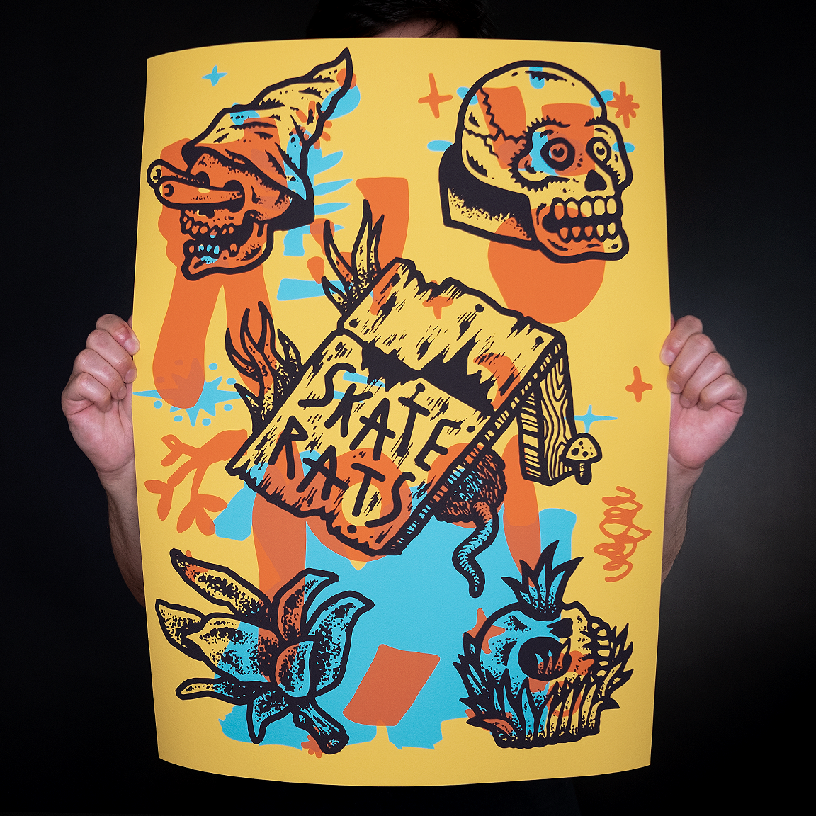 Michael Sieben "Skate Rats" Giclee Print