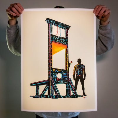 Nick Pyle "Guillotine" Giclee Print