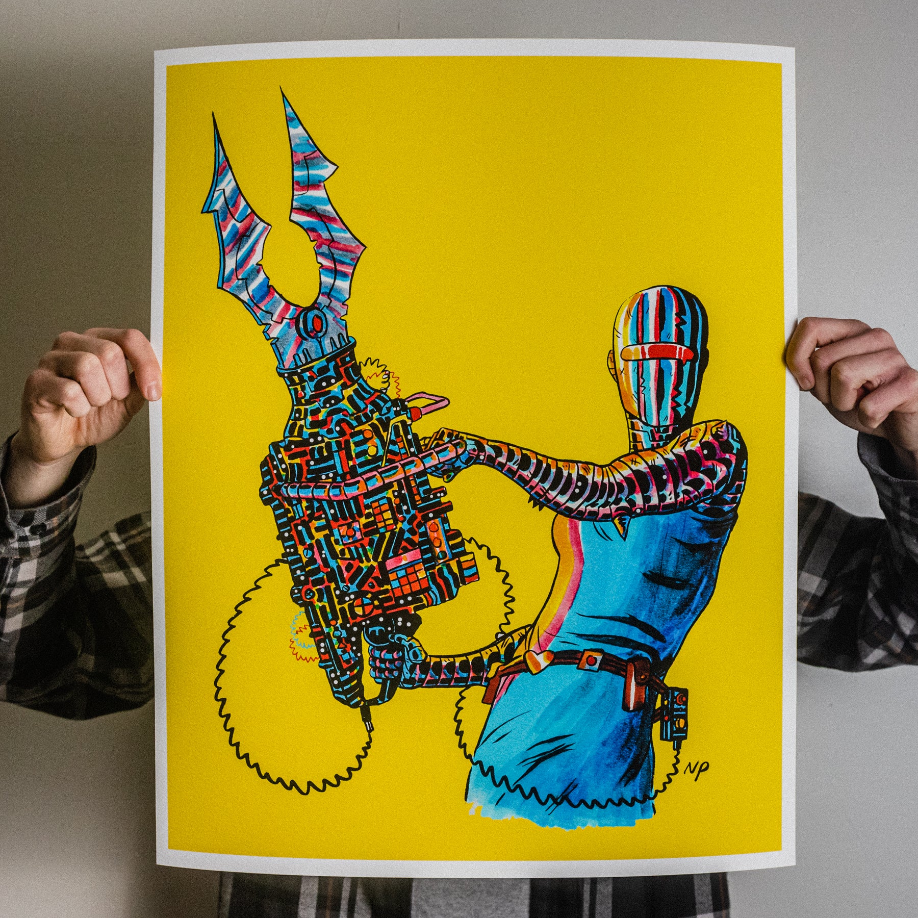 Nick Pyle "Jaws Of Life" Giclee Print