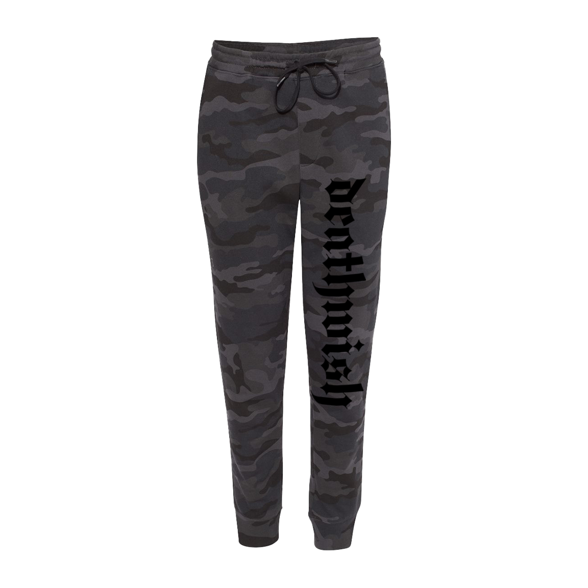 Deathwish “Logo” Black Camo Jogger Sweatpants