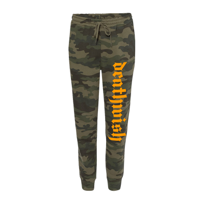 Deathwish “Logo” Forest Camo Jogger Sweatpants