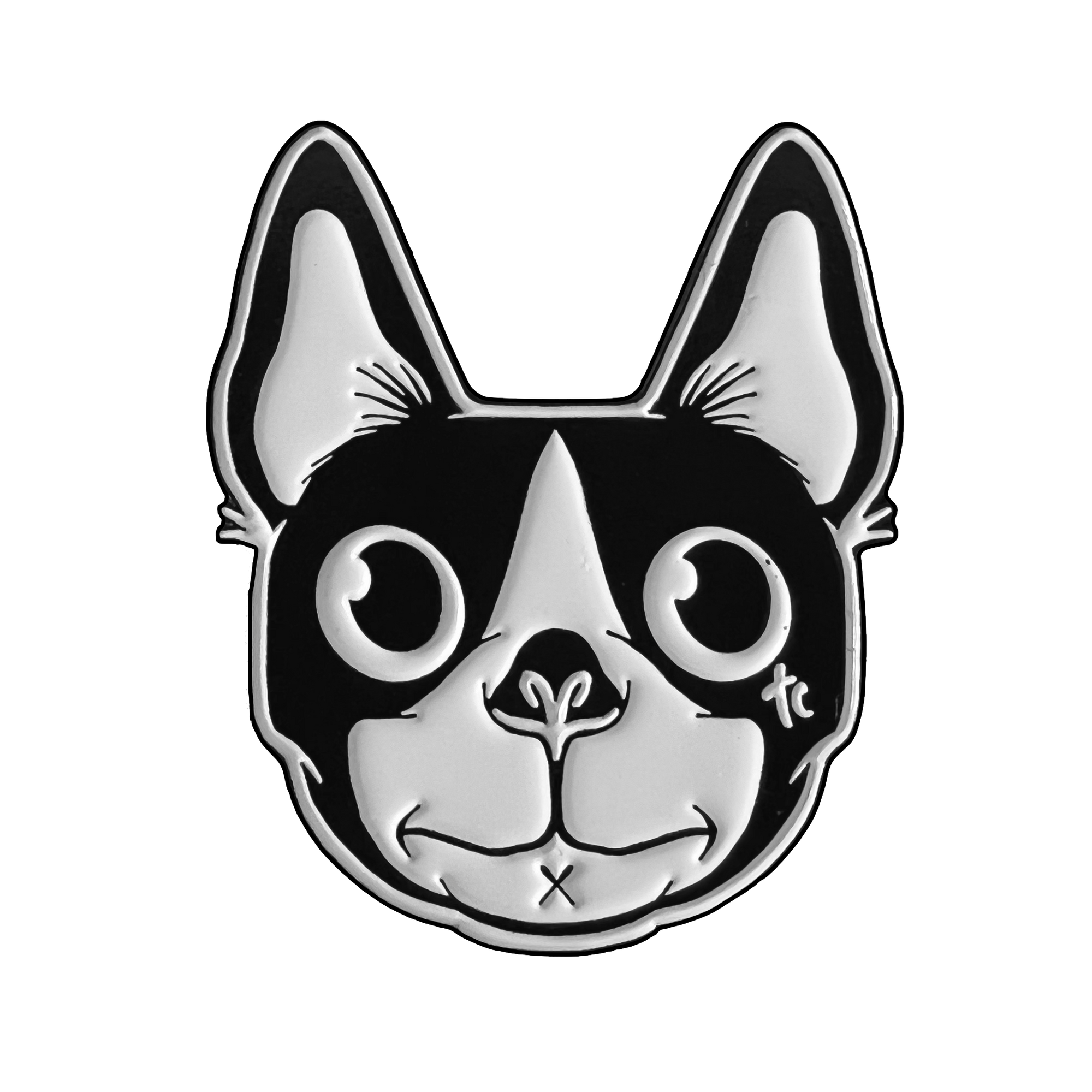 Terrier Cvlt "Dog Face" Enamel Pin