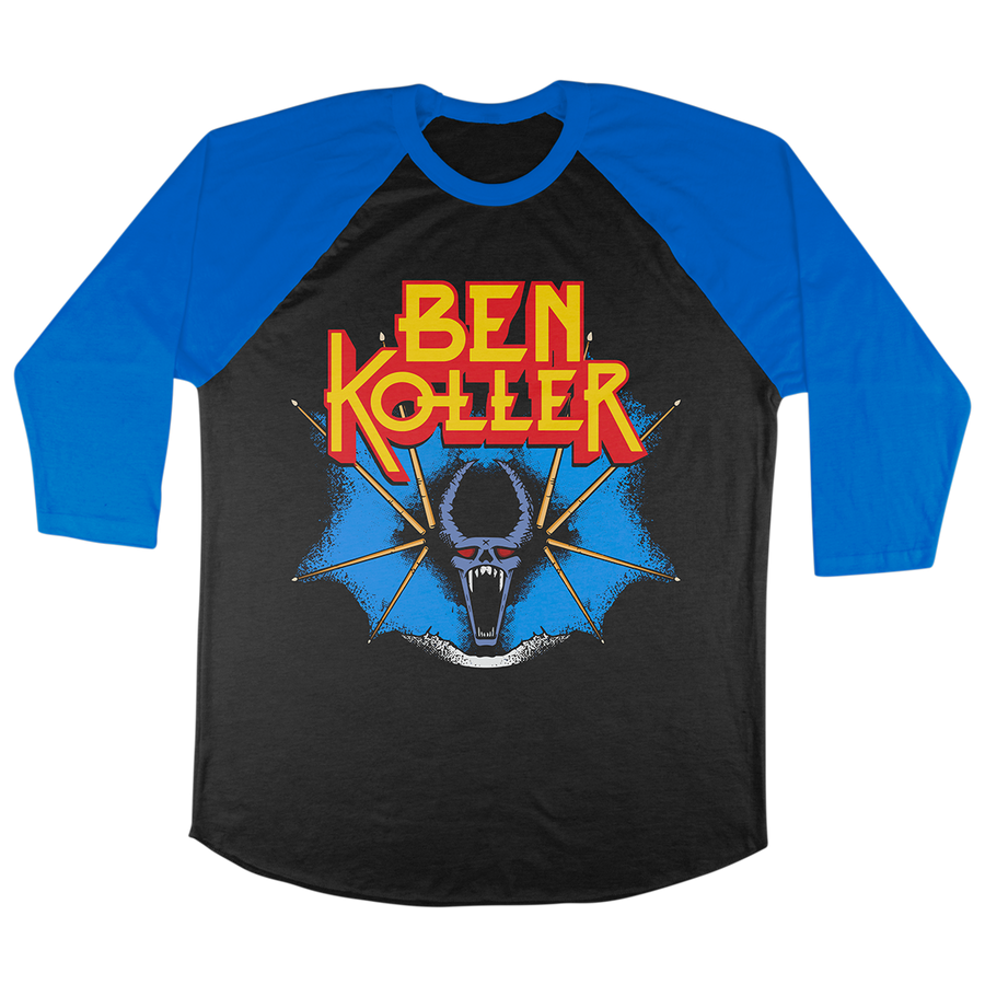 Koller Cvlt “Bat” Blue / Black Baseball Tee