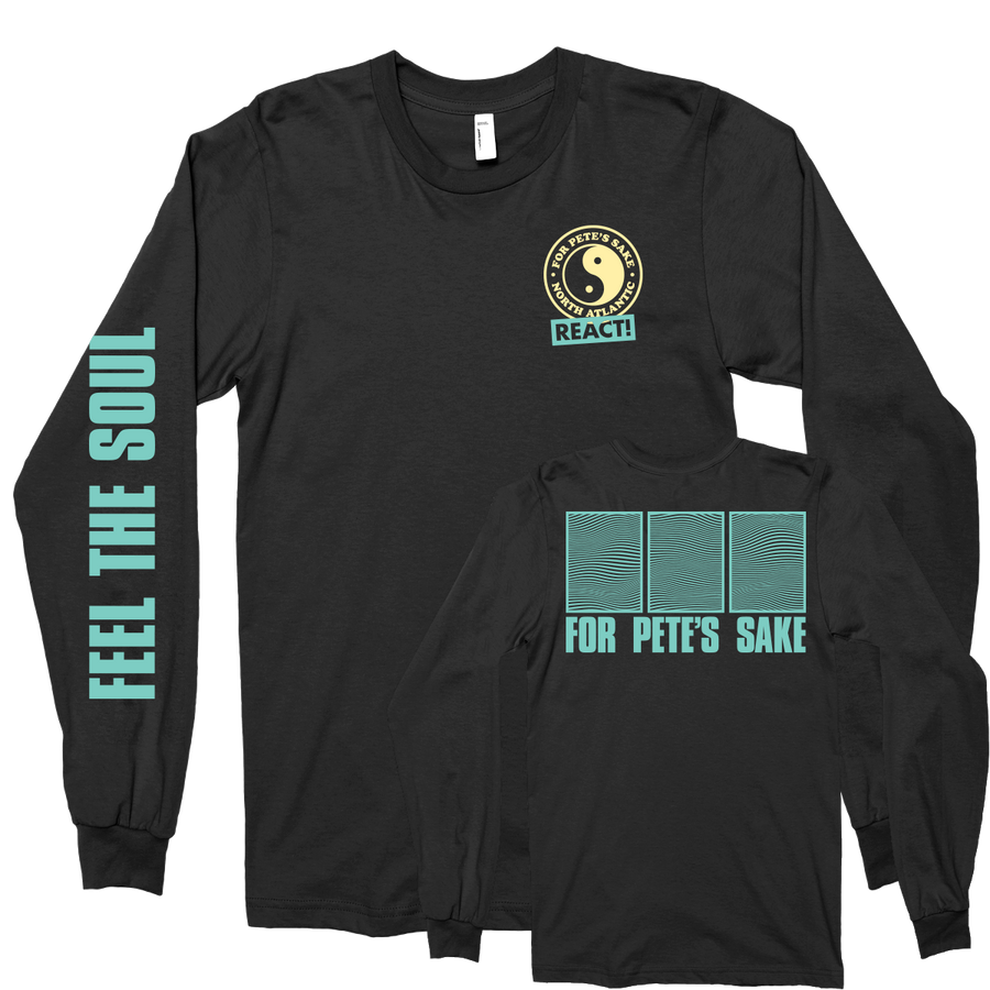 For Pete's Sake "North Atlantic" Black Longsleeve