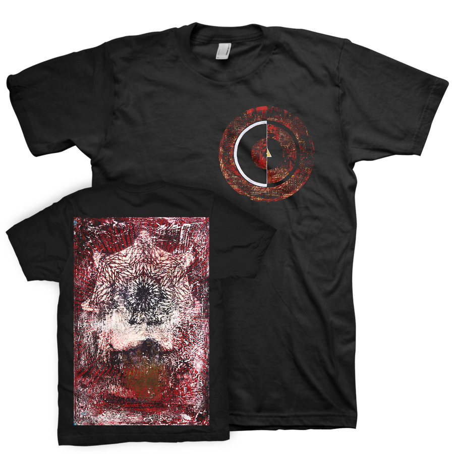 Thomas Hooper "Red And White" Black T-Shirt