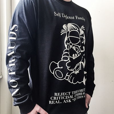 Self Defense Family "Garfeelme" Black Longsleeve