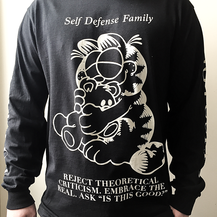 Self Defense Family "Garfeelme" Black Longsleeve