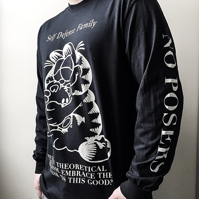 Self Defense Family "Garfeelme" Black Longsleeve