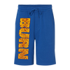 Burn "Logo" Royal Fleece Shorts