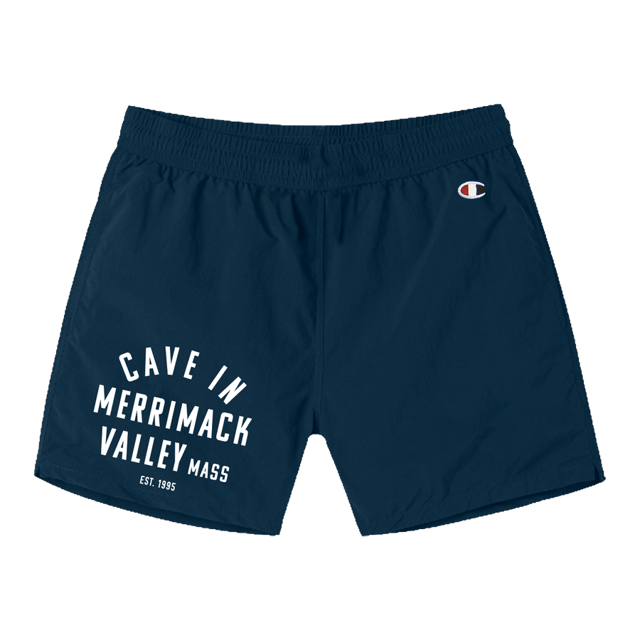 Cave In "Merrimack Valley" Navy Shorts
