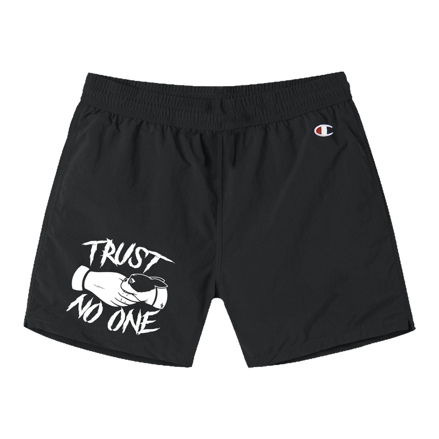 Terrier Cvlt "Trust No One" Black Shorts