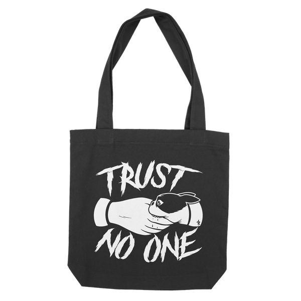 Terrier Cvlt Trust No One Black Tote Deathwish Inc