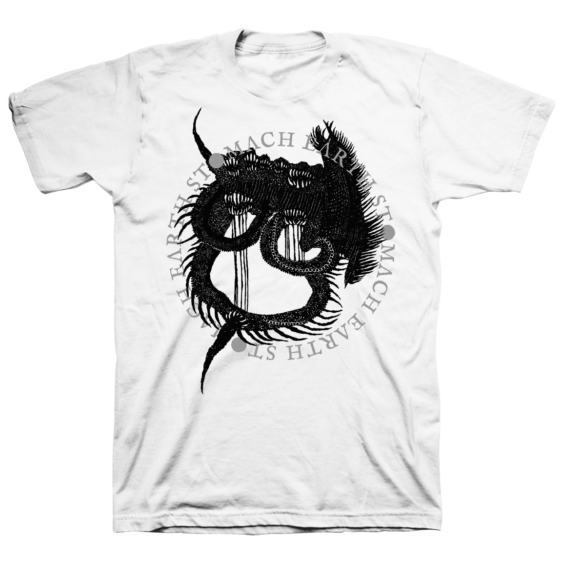 Stomach Earth "Monster" White T-Shirt