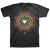 108 "Heart" Black T-Shirt
