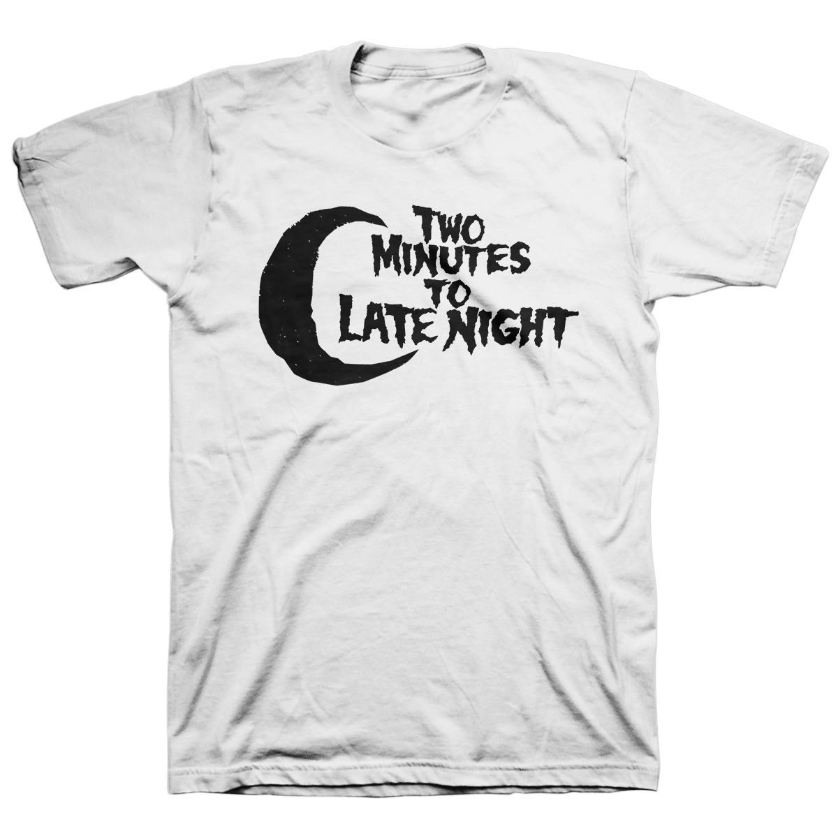 Two Minutes To Late Night "Logo" White T-Shirt
