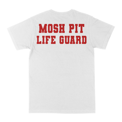 Two Minutes To Late Night "Moshpit Life Guard" White T-Shirt