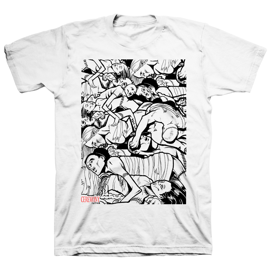Ceremony "Ruined" White T-Shirt