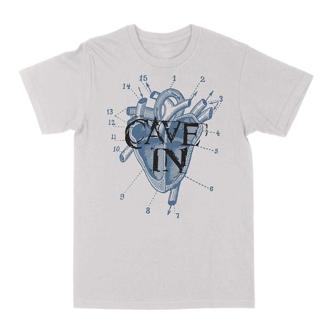Cave In “UYHS Heart“ Vintage White T-Shirt