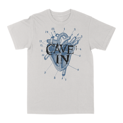 Cave In “UYHS Heart“ Vintage White T-Shirt