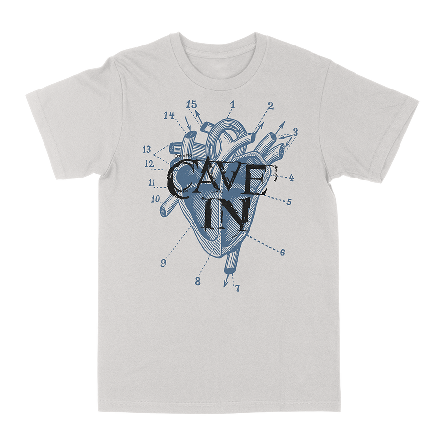 Cave In “UYHS Heart“ Vintage White T-Shirt