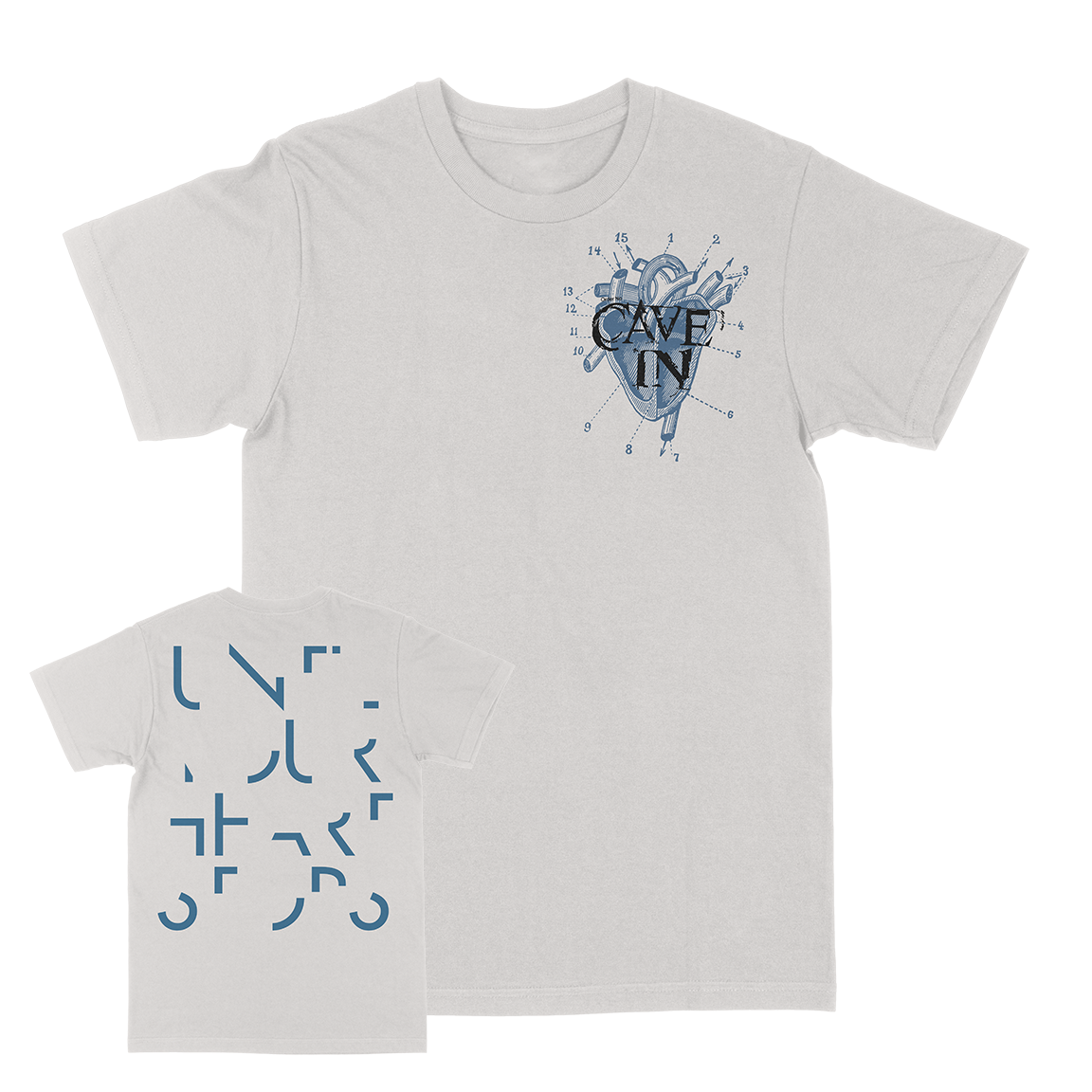 Cave In “UYHS Small Heart“ Vintage White T-Shirt