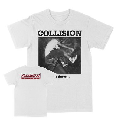Collision “Past Times White” White T-Shirt