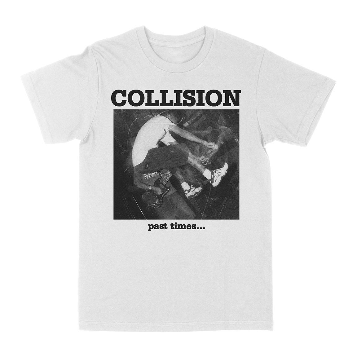 Collision “Past Times White” White T-Shirt